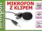 MIKROFON Z KABLEM i KLIPSEM PC LAPTOP NETBOOK