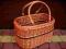 Koszyk na zakupy KOSZ NA GRZYBY kosz z wikliny