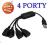 G123 CZARNY HUB ROZDZIELACZ USB 4-PORTY 2.0