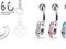 PIERCING DO PęPKA CHARMS DODAJ WŁASNĄ OZDOBĘ!