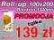ROLL-UP ROLLUP 100x200cm BLOCKOUT 1440dpi PROMOCJA