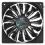 WENTYLATOR AEROCOOL SHARK FAN BLACK - 120x120x25mm