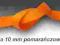 ~FUKSIK~ tasiemka wstążka 10mm rypsowa orange 27m