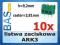 Złącze - listwa ARK3 h=9,2mm r=3,81mm __ 10 sztuk
