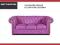 BF SOFA CHESTERFIELD CLASSIC 3-OS-SKÓRA NATURALNA