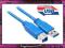 PN1 KABEL BLUE USB 3.0 Super-Speed A/B ŁĄCZNIK 3 M