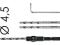 Festool wiertła HSS D 4,5/47 CE/M-Set 493424