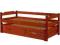 Łóżko wysuwane Karol z szufladą 180/80 kolor teak