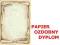 __ PAPIER OZDOBNY DYPLOM __ SOPLICA 170g 25 ark.