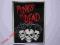 PUNKS NOT DEAD  - naszywka,  sitodruk !