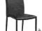 Krzesło K116 CZARNY Eco-Skóra Stal