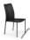 Krzesło K130 CZARNY Eco-Skóra Stal