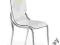 Krzesło K136 BIAŁO CZARNY Eco-Skóra Stal Chrom