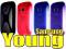 364 Etui X-shap Samsung Galaxy Young  +Folia s6310