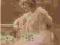 30-Stara pocztówka z kobietą-do 1914