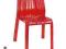 WŁOSKIE KRZESŁO POLIWEGLAN FRILLY CZERWONY W-WA
