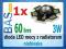 Dioda LED mocy 3W z radiatorem - niebieska