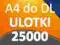 ULOTKI A4 SKŁADANE do DL 25000 szt -Wysoka jakość-