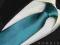 JEDNOKOLOROWY GŁADKI KRAWAT +++ SZMARAGDOWY +++
