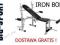 Ławka treningowa 7804LB Iron Body dostawa gratis!