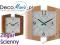 Zegar ścienny JVD N12047 drewniany retro brązowy