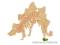 WYPRZEDAŻ!!! PUZZLE DREWNIANE 3D 'STEGOSAURUS'