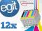 12x TUSZ DRUKARKI EPSON Stylus R340 R350 egit