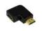 Adapter HDMI LogiLink AH0008 katowy 90, HDMI (F)|}