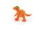 A3537 Zwierzęta dinozaur gumowy z groszkiem - 2