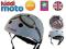 Kask rower dziecko Kiddimoto S, M Niebieskie Gogle