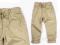 ZARA SPODNIE CHŁOPIĘCE BEŻOWE PIASKOWE  4+