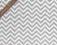 Polar Minky Mini Chevron Silver/Snow
