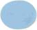 Podkładki, maty na stół owalne 2 szt - niebieskie