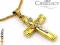 ELEGANCKI ZŁOTY KRZYŻYK alleZloto_pl