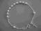 Srebro srebrny rożaniec -bransoletka   m -6bb
