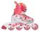 ROLKI JUNIORSKIE SAFARI MARTES PINK M 34-37