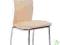 KRZESŁO K76 BEŻOWY EKOSKÓRA KUCHNIA SALON //