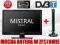 TELEWIZOR TV LED MISTRAL 15,6 HD + ANTENA DVB-T