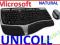 Zestaw MICROSOFT Natural Wrls Ergonomic Dsktp 7000