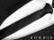 SUPER SLIM 4 cm CIENKI KRAWAT ŚLEDŹ ŚLEDZIK CZARNY