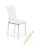 KRZESŁO K137 BIAŁY KUCHNIA SALON STAL EKOSKÓRA //