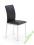 KRZESŁO K137 CZARNY KUCHNIA SALON STAL EKOSKÓRA //