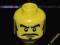 Lego głowa/główka męska samuraj NOWA (AD5)