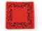 FUSION RED KOMPLET 4EL PODKŁADEK STOŁOWYCH