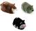 ZHU ZHU PETS - 3 x Interaktywny Chomik