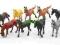 A3506 Mini konie, zestaw koni figurki zwierzęta