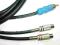 SHELLER 2xgniazdo RCA(czincz) / RCA(czincz)     2m