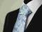 ELEGANCKI NIEBIESKI KRAWAT ++ SUPER JAKOŚĆ ++