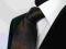 UNIKATOWY BRĄZOWY KRAWAT +++ NICZYM SKÓRA WĘŻA +++