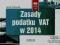 Zasady podatku VAT w 2014 część II